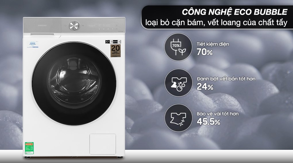 Máy Giặt Samsung Bespoke AI Inverter 14 Kg WW14BB944DGHSV